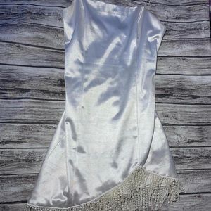 Forever 21 white pearl dress